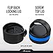 MalloMe Stainless Steel Coffee Travel Mug – 20 oz Vacuum Insulated Water Bottle Thermos Flask Cup Combo – Triple Walled Tumbler, 7 Colors, Two BPA Free Leak Proof Lids Included