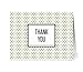 Note Card Cafe Thank You Cards with Gray Envelopes | 36 Pack | Modern Thank You | Blank Inside, Glossy Finish | for Greeting Cards, Occasions, Birthdays, Gifts