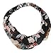 Beautyer 6Pcs Women Headband High Elastic Head Wrap Classical Retro Style Printed Twisted Hair Bands (6pcs)