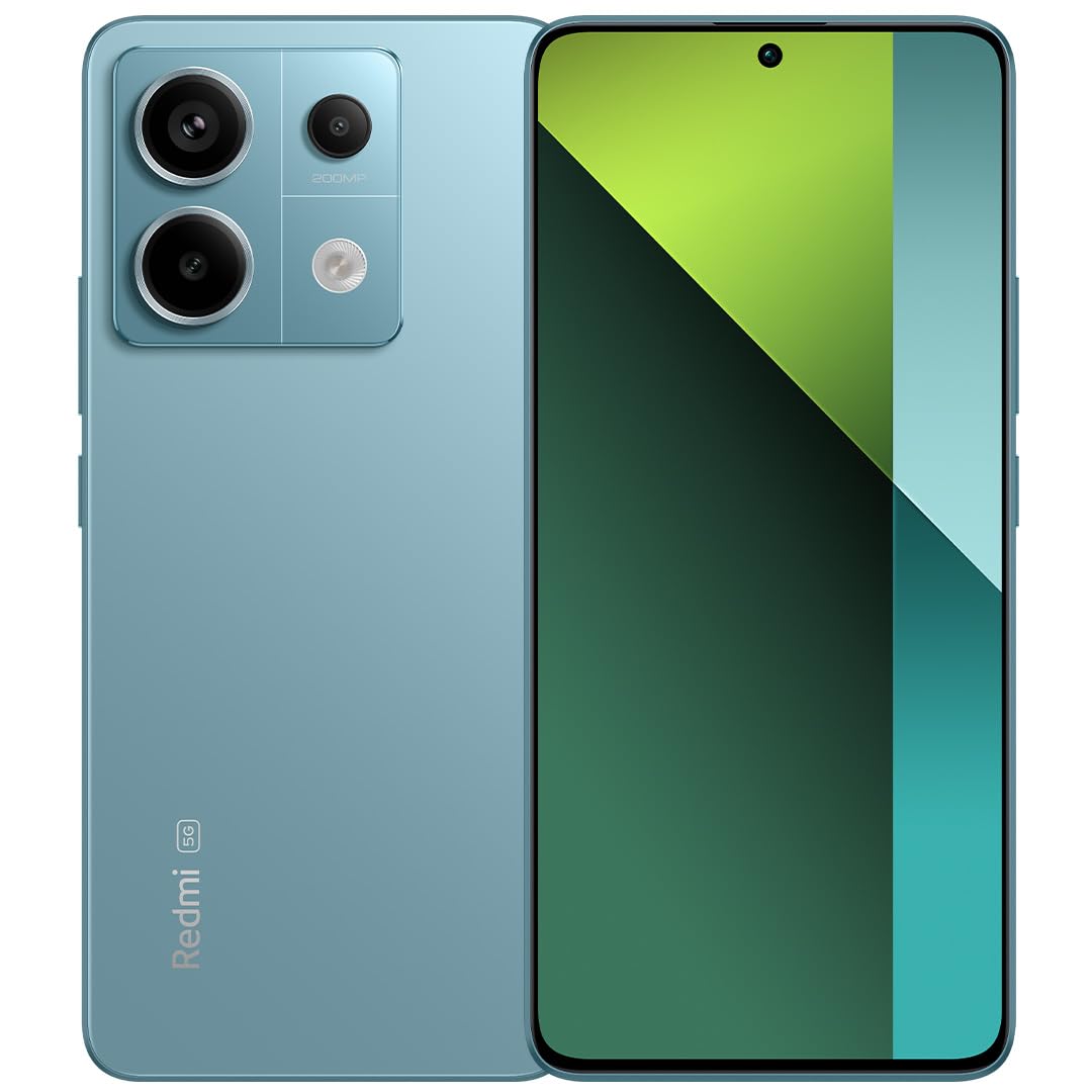 Xiaomi Redmi Note 13 Pro 5G + 4G Lte (for Tmobile Mint Tello & Global) (512Gb + 12Gb) 6.67 200Mp Triple Unlocked (Ocean Teal)