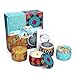 Yinuo Mirror Scented Candles Gift Set, Natural Soy Wax 4.4 Oz Portable Travel Tin Candles Women Gift with Strongly Fragrance Essential Oils for Stress Relief and Aromatherapy - 4 Pack primary