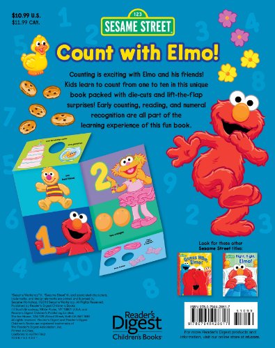Sesame Street: 1 2 3 Count with Elmo!: A Look, Lift, & Learn Book (Look, Lift & Learn Books) - Thumbnail 4
