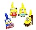 Finex® *Set of 4* Despicable Me Minion Travel Luggage ID Tag for Bags Suitcases (Character Random)