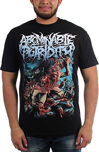 Abominable Putridity - Mens Inhuman Abomination T-Shirt, Size: Large, Color: Black