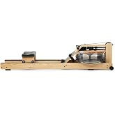 WaterRower Water Rowing Machine | S4 BLE Monitor | Made in USA | Handcrafted frame, WaterFlywheel resistance, S4 BLE monitor, upright storage and U.S. manufacturing.