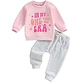 Infant Baby Girls First Birthday Outfit in My One Year Old Era Sweatshirt and Jogger Pants Set Fall Clothes