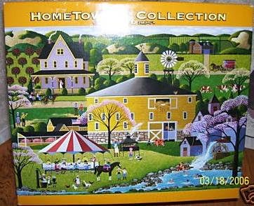 Hometown Collection 1000 Piece Jigsaw Puzzle - The Round Barn