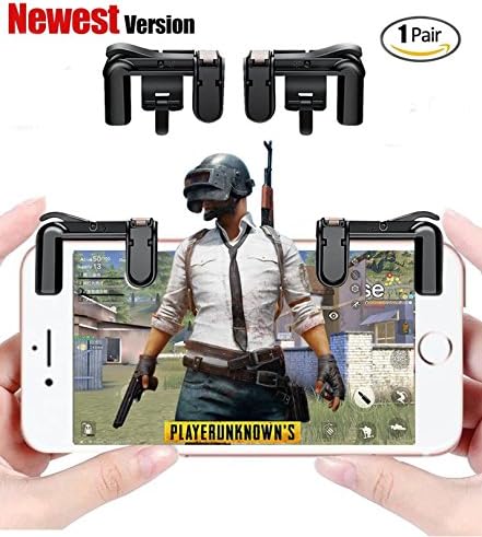 PUBG Mobile Game Controller Gifts for Friends, PUBG Mobile Game Joystick, SUGOO Sensitive Shoot and Aim Buttons L1R1 for PUBG/Knives Out/Rules of Survival, Cell Phone Game Controller for Android IOS1