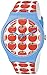 Swatch Women's SUOS102 Analog Display Swiss Quartz Multi-Color Watch