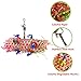 Vehomy Bird Chewing Toys Handmade Parrot Shredder Toy Cage Hanging Foraging Shredding Toy Colorful Rope Knots Toy for Cockatiel Conure African Grey Amazon 3pcsthumb 2