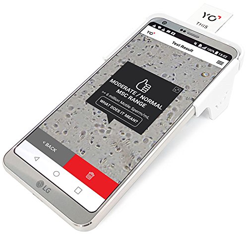 LG G6 | YO at Home Sperm Test for Smartphones | Includes 2 Tests | Men's Motile Sperm Fertility Test | Check Moving Sperm and Record Videos
