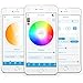 LUCERO Smart Light Bulb - Color Changing Bluetooth Light Bulb - Colored Mood Lighting LED Light Bulbs for Relaxation and Party Lights - No WiFi Hub Needed
