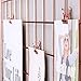 Simmer Stone Rose Gold Wall Grid Panel for Photo Hanging Display & Wall Decoration Organizer, Multi-Functional Wall Storage Display Grid, 5 Clips & 4 Nails Offered, Set of 1, Size 21.2