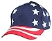 DALIX United States Hat Baseball Cap Snapback USA Flag Independence Day Memorial Veteran Army Military Red White Blue