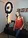 Socialite Ring Light - 14” Dimmable LED Lighting Kit w/Travel Bag for YouTube, Webinar, Social Media Photos - Remote Controlled Studio Lights w/ 6ft Stand - Works w/DSLR Camera, All Smartphones