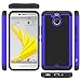 HTC Bolt Case, LK [Shock Absorption] Drop Protection Hybrid Armor Defender Protective Case Cover for HTC Bolt (Blue)