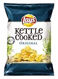 Lay's Kettle Cooked Potato Chips, Original, 8.5 Ounce (Pack of 4)