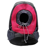 Amanod Dog Cat Soft Portable Tote Pet Carrier House Kennel Pet Travel Bag (S, Hot Pink)