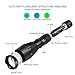 5 Modes XMLT6 LED 900 Lumen Bright Tactical Portable Waterproof Zoomable Adjustable Flashlight with Rechargeable 18650 Lithium Ion Battery Charger for Outdoors Home Emergency Gift-Giving (2-pack)