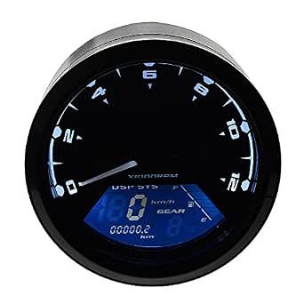 12000Rpm Kmh Mph Lcd Digital Odometer Motorcycle Speedometer Tachometer F1 2 4 Cylinders Motorcycle (9300663688043)