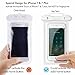 Waterproof Case, 2 Pack Ace Teah Universal Clear Waterproof Cellphone Case, Transparent PVC Waterproof Bag Pouch for iPhone 8 8 Plus X, Samsung Sony Google Pixel XL up to 6.0