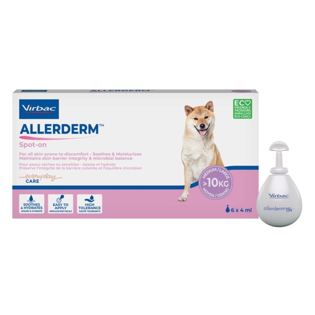 Virbac Sac Allerderm Spot-On 4 ml 6 Pip > 10 kg