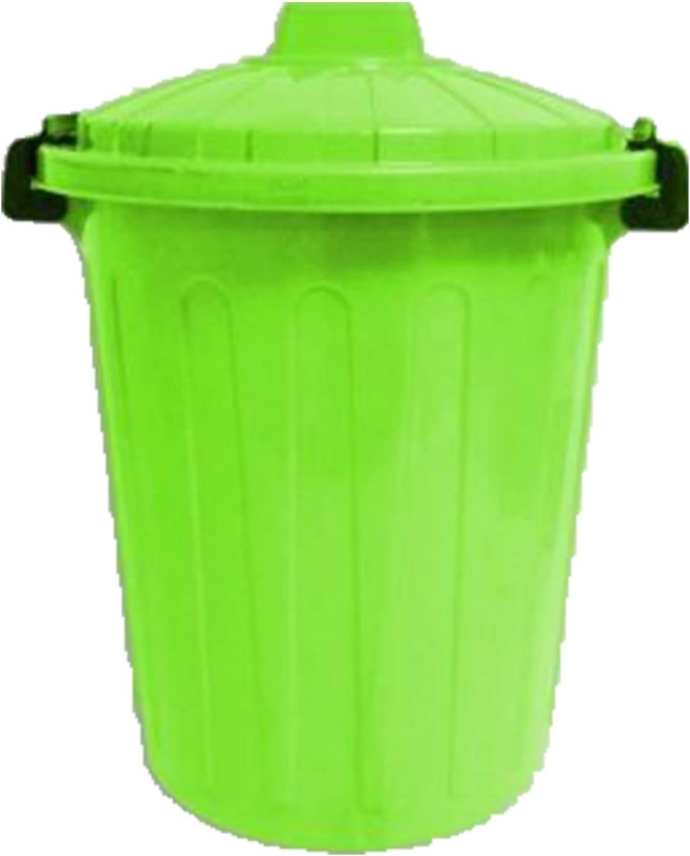 25L Clip Top Plastic Dustbin Toy Box Storage Pet Food Tub Home Office