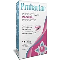 Probaclac Vaginal Probiotic for BV | Bacterial Vaginosis Formula | Clinically Approved | Reduces Recurrence of BV | Balances