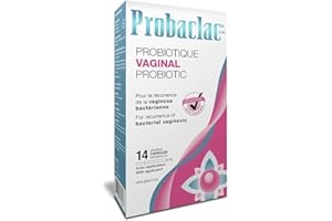 Probaclac Vaginal Probiotic for BV | Bacterial Vaginosis Formula | Clinically Approved | Reduces Recurrence of BV | Balances 