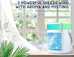 4-IN-1 Evaporative Air Cooler, Rechargeable Small
