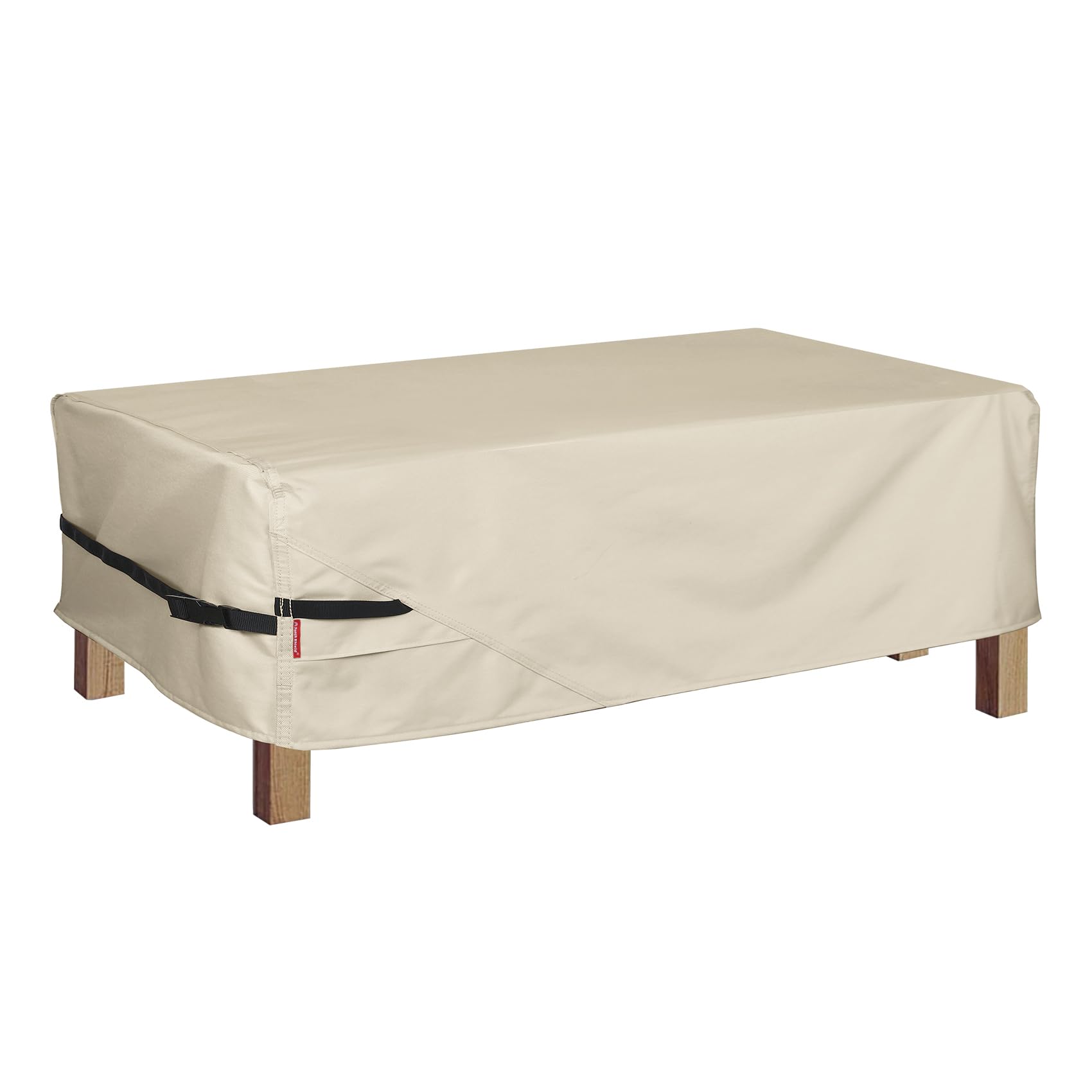 Photo 1 of (BAGGED) (USED/FAIR) Porch Shield Patio Coffee Table Cover - Waterproof Outdoor Furniture Rectangular Small Table Covers 42 x 24 inch, Beige