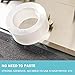 ToLanbbt Caulk Strip PMMA Self Adhesive Waterproof Repair Tape for Bathtub Bathroom Shower Toilet Kitchen and Wall Sealing (49/25 Inch Width x 10Feet Length,Transparent)