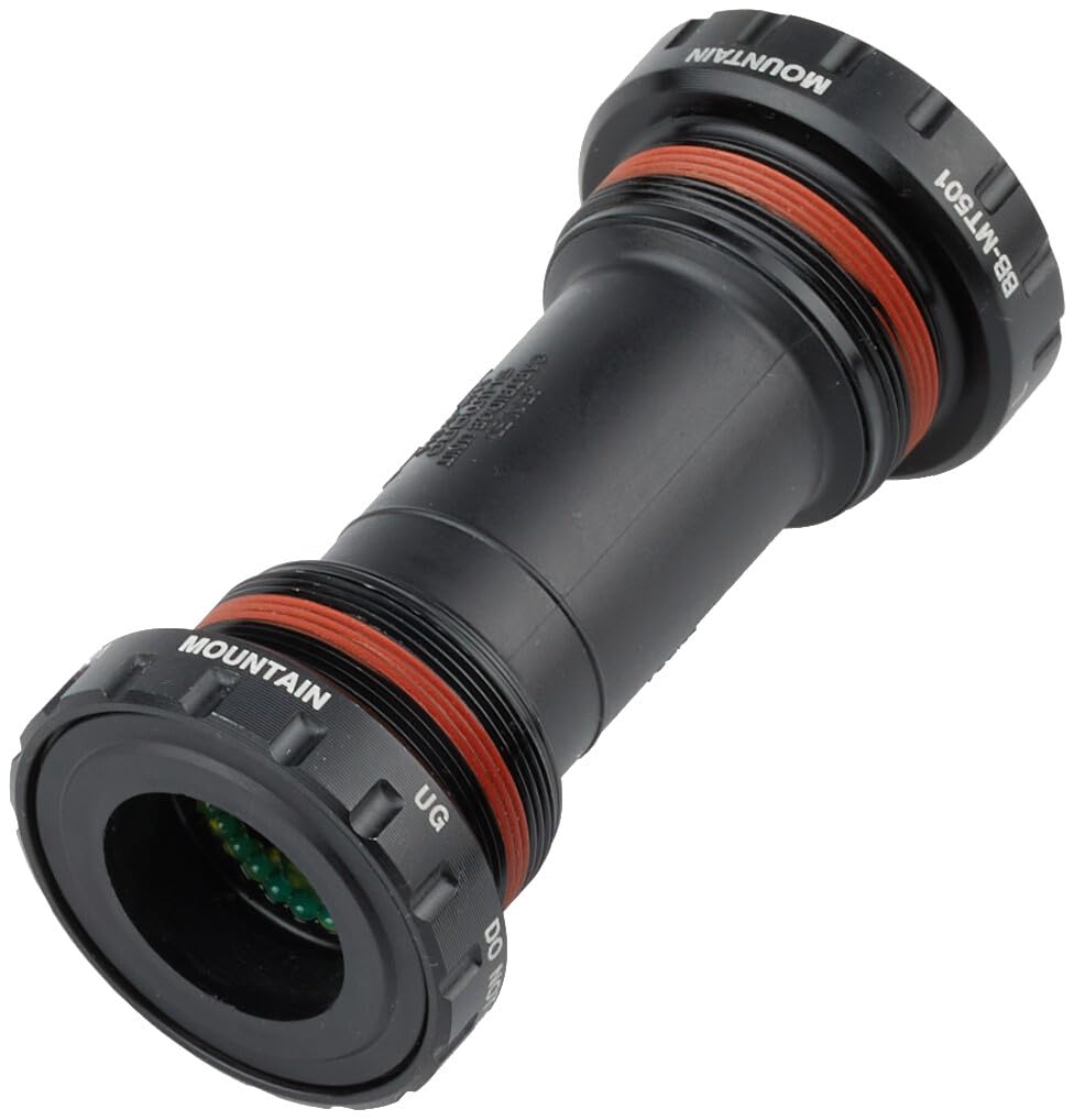 SHIMANO Unisex Bbmt501b BB MT501 outboard bearing bottom bracket set English thread 68 73 mm, Black, British UK