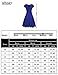 MISSKY Orange Short Sleeve V Neck Dresses for Women Pullover Knee Length A-line Slim Fit Flare Swing Summer Dresses for Women (S, Orange)