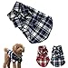 CXB1983(TM) Cute Pet Dog Puppy Clothes Shirt Size XS/S/M/L Blue Red Color (XS, Blue)