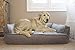 Arlee Memory Foam Sofa Style Pet Bed, Small/Medium, Walnut Tanthumb 2