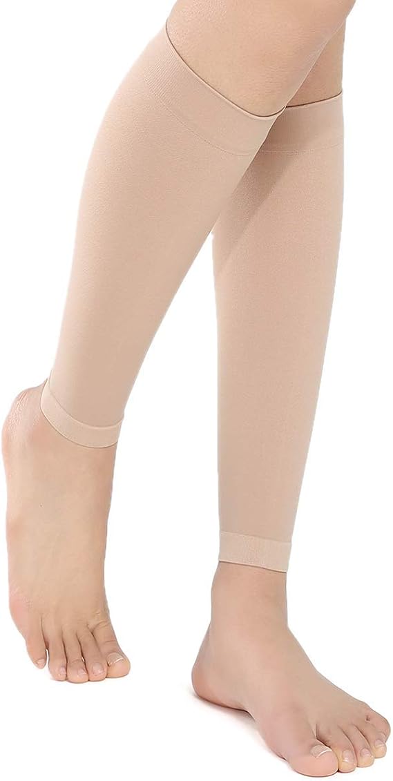 Medical Calf Compression Sleeves Firm Support for Sports