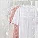 ANCOUS 20Pcs Dry Cleaner Bags Plastic Clear Can be Hung Transparent Clothing Dust Cover