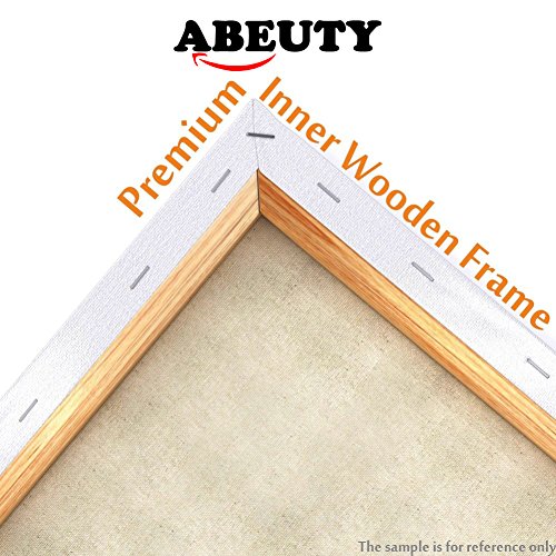 ABEUTY Wandkunst Frische Blumen Blumenkorb Pflanze Malen nach Zahlen, DIY Ölgemälde auf Leinwand Gemälde 40x50cm – Bild 5