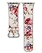 Pantheon Compatible with Apple Watch Band 42mm 44mm for Women - Floral Leather Compatible iWatch Bands/Strap for Series 4 3 2 1