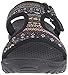 Skechers Women's Reggae Ethnic Vibes Slide Sandal,Black/Multi Ethnic Print,11 M US