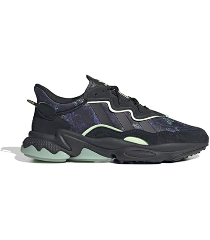 Amazon.com | adidas Men's Ozweego Shoes, Core Black/Solar Green