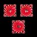 APEVIA AF312L-SRD 120mm Red LED Ultra Silent Case Fan w/ 15 LEDs & Anti-Vibration Rubber Pads (3-pk)