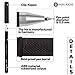 Papa Richi Luxury Gel Pen EGOISTE (Pack of 12 or 24) with Kernel 0.5mm - Premium Quality & Easy Writing - Original (Blue) Ink or Black Ink - Business Gift Pens - 30 Day Warranty (black, 12 pens 0.5)