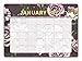 Orange Circle Studio 2020 Decorative Desk Blotter Calendar, Floral Expressions