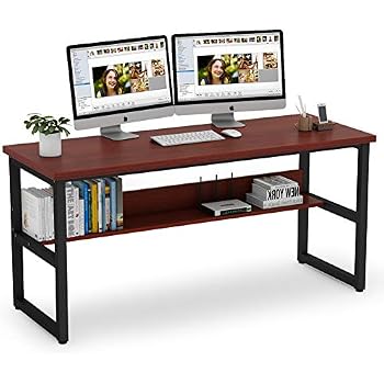 Amazon.com: sogesfurniture Computer Desk 63 inch Large ...