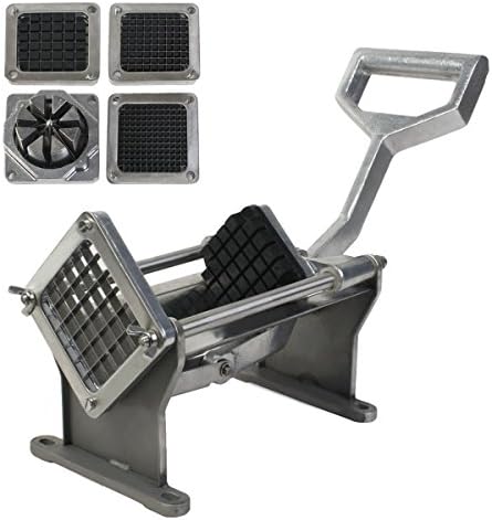 Potato French Fry Fruit Vegetable Commercial Cutter Slicer Cutting w/ 4 Blades