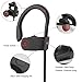 top4cus U8 Bluetooth V4.1 Earbuds Wireless Sports Headphones In-ear Sweatproof Headset with Microphone for Running and Fitness - Black