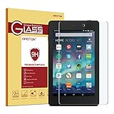 Fire HD 6 Tablet 2014 Screen Protector, OMOTON Tempered Glass Screen Protector for Amazon Fire HD 6 [9H Hardness] [Crystal Clear] [Scratch Resist] [No-Bubble]