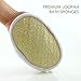 Exfoliating Loofah Bath Sponge Pads Pack Of 4 - Ultra Thick, Great For Exfoliating Shower - 100% Natural - Best Luffa Sponge And Spa Scrubber For Men And Women - Body wash sponge